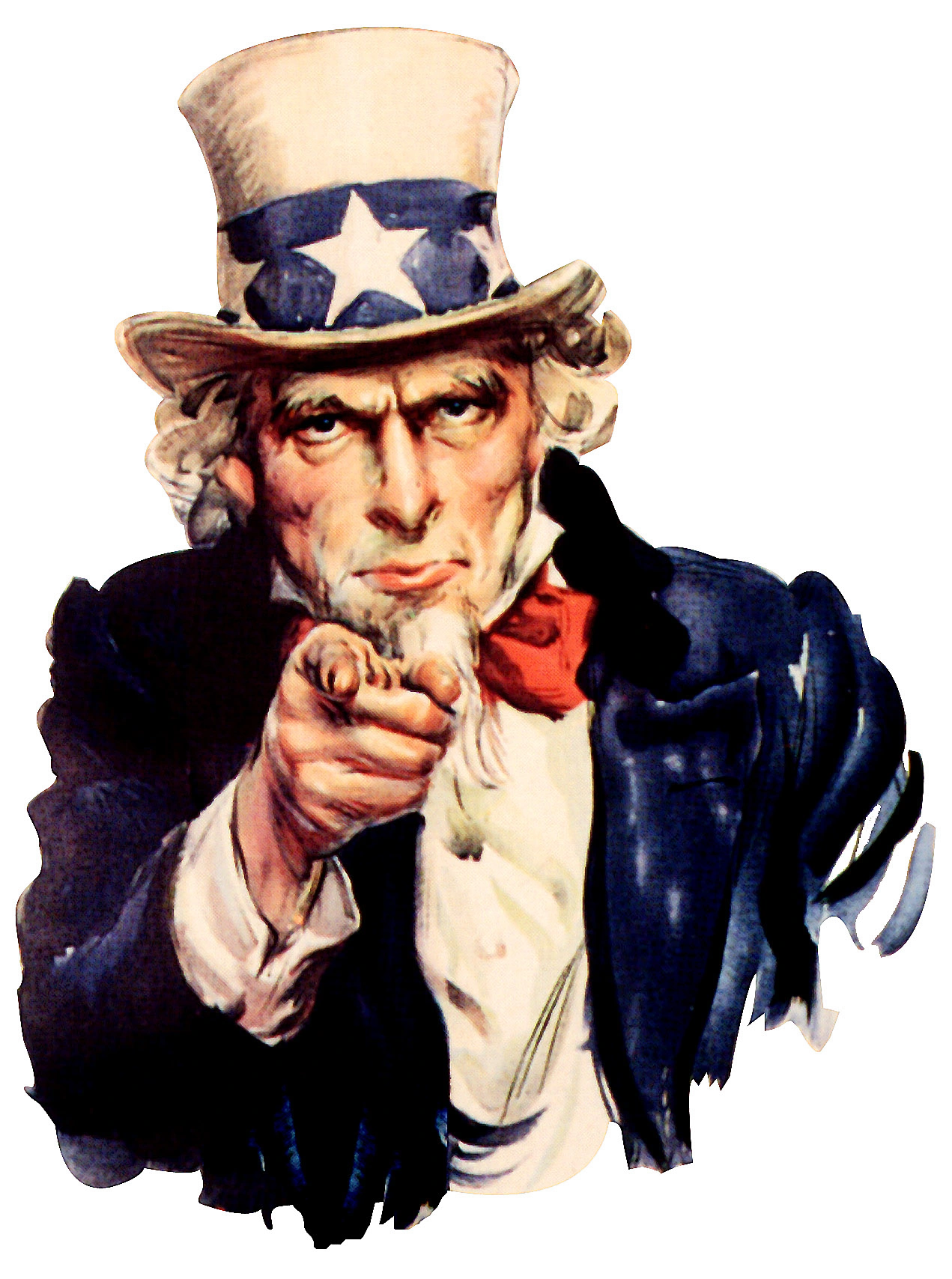 Uncle Sam pointing directly at you